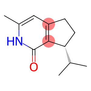 1H-Cyclopenta[c]pyridin-1-one,2,5,6,7-tetrahydro-3-methyl-7-(1-methylethyl)-,(7R)-(9CI)