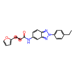 (E)-N-[2-(4-ethylphenyl)benzotriazol-5-yl]-3-(furan-2-yl)prop-2-enamide