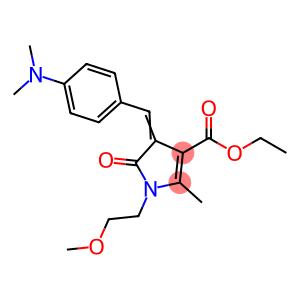 ethyl 4-[4-(dimethylamino)benzylidene]-1-(2-methoxyethyl)-2-methyl-5-oxo-4,5-dihydro-1H-pyrrole-3-carboxylate