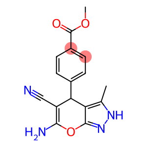 methyl 4-(6-amino-5-cyano-3-methyl-1,4-dihydropyrano[2,3-c]pyrazol-4-yl)benzoate