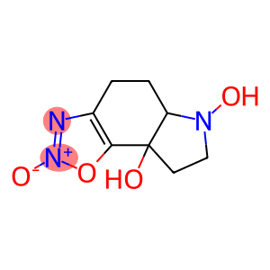 8aH-Pyrrolo[2,3-g]-1,2,3-benzoxadiazol-8a-ol, 4,5,5a,6,7,8-hexahydro-6-hydroxy-, 2-oxide (9CI)