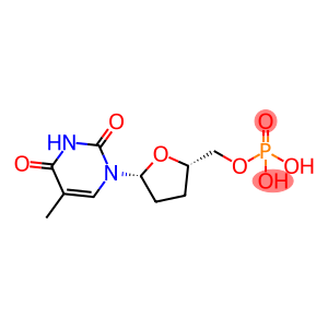 1-(5-O-Phosphono-2,3-dideoxy-β-D-glycero-penta-2-enofuranosyl)-5-methyl-1,2,3,4-tetrahydropyrimidine-2,4-dione