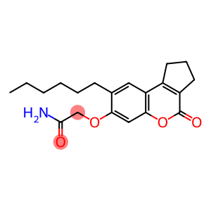 Acetamide, 2-[(8-hexyl-1,2,3,4-tetrahydro-4-oxocyclopenta[c][1]benzopyran-7-yl)oxy]-