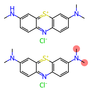 3,7-双(二甲基氨基)吩噻嗪-5-氯化物和3-(二甲基氨基)-7-(甲基氨基)吩噻嗪-5-氯化物混合物