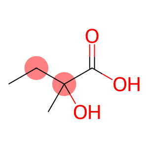 Butanoic acid, 2-hydroxy-2-methyl-