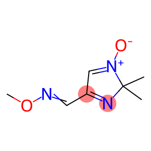 2H-Imidazole-4-carboxaldehyde,  2,2-dimethyl-,  4-(O-methyloxime),  1-oxide  (9CI)