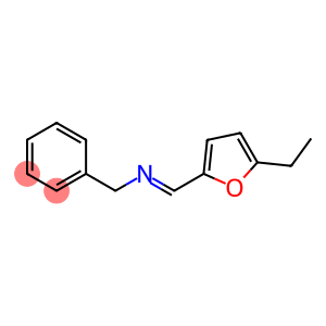 Benzenemethanamine, N-[(5-ethyl-2-furanyl)methylene]- (9CI)