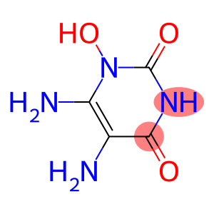 2,4(1H,3H)-Pyrimidinedione,  5,6-diamino-1-hydroxy-