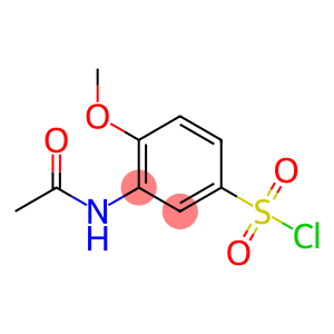 3-acetamido-4-methoxy-benzenesulfonyl chloride