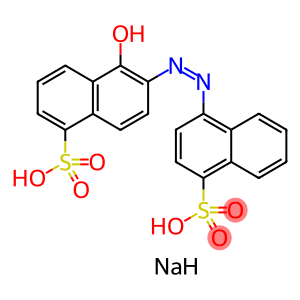 5-Hydroxy-6-[(4-sulfo-1-naphthalenyl)azo]-1-naphthalenesulfonic acid disodium salt