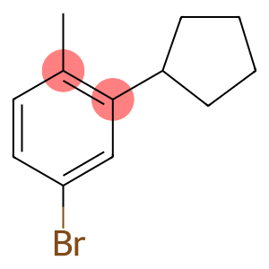 4-Bromo-2-cyclopentyl-1-methylbenzene