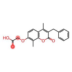 [(3-Benzyl-4,8-dimethyl-2-oxo-2H-chromen-7-yl)-oxy]acetic acid