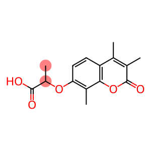 2-[(3,4,8-Trimethyl-2-oxo-2H-chromen-7-yl)oxy]-propanoic acid