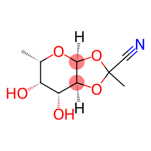 alpha-L-Galactopyranose, 1,2-O-[(1S)-1-cyanoethylidene]-6-deoxy- (9CI)