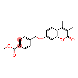 methyl 4-[(3,4-dimethyl-2-oxochromen-7-yl)oxymethyl]benzoate