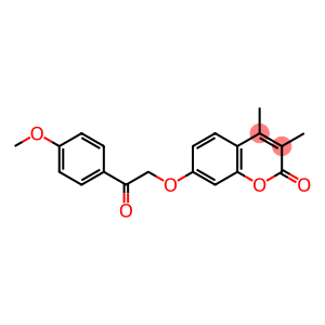 7-[2-(4-methoxyphenyl)-2-oxoethoxy]-3,4-dimethylchromen-2-one