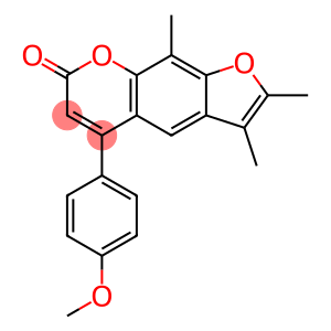5-(4-methoxyphenyl)-2,3,9-trimethylfuro[3,2-g]chromen-7-one