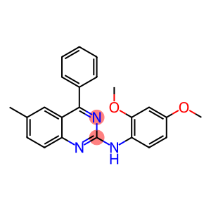 N-(2,4-dimethoxyphenyl)-6-methyl-4-phenylquinazolin-2-amine