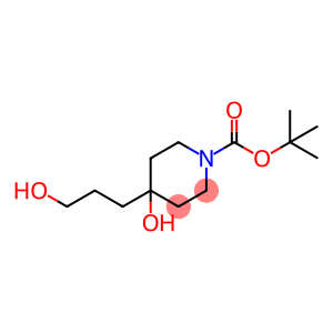 1-Piperidinecarboxylic acid, 4-hydroxy-4-(3-hydroxypropyl)-, 1,1-diMethylethyl ester