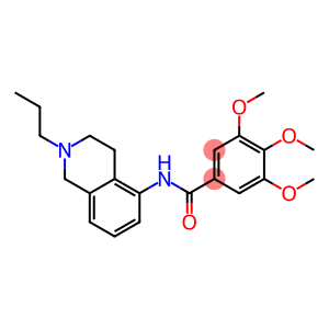 3,4,5-Trimethoxy-N-(1,2,3,4-tetrahydro-2-propylisoquinolin-5-yl)benzamide