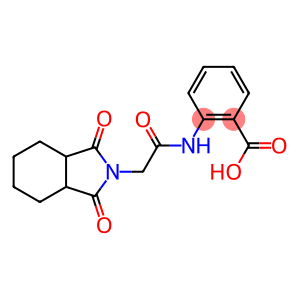 2-{[(1,3-dioxooctahydro-2H-isoindol-2-yl)acetyl]amino}benzoic acid