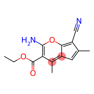 2-Amino-7-cyano-4,6-dimethyl-cyclopenta[b]pyran-3-carboxylicacid ethyl ester