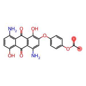 p-[[4,8-diamino-1,5-dihydroxy-9,10-dioxo-9,10-dihydro-2-anthryl]oxy]phenyl acetate