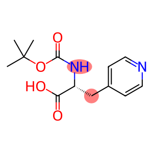N-(tert-Butoxycarbonyl)-3-(pyridin-4-yl)-D-alanine, (2R)-2-[(tert-Butoxycarbonyl)amino]-3-(pyridin-4-yl)propanoic acid