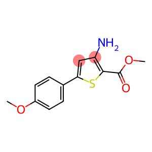 2-Thiophenecarboxylic acid, 3-amino-5-(4-methoxyphenyl)-, methyl ester