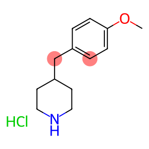 4-(4-methoxybenzyl)piperidine hydrochloride (1:1)