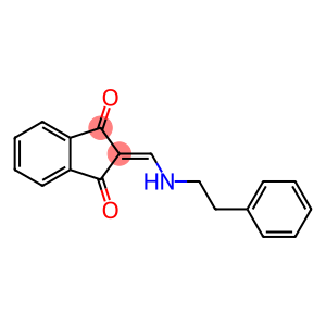 1H-Indene-1,3(2H)-dione, 2-[[(2-phenylethyl)amino]methylene]-