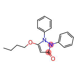5-butoxy-1,2-diphenyl-pyrazol-3-one