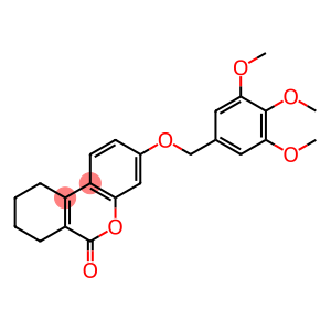3-[(3,4,5-trimethoxyphenyl)methoxy]-7,8,9,10-tetrahydrobenzo[c]chromen-6-one