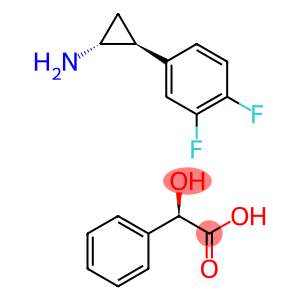(alphaR)-alpha-Hydroxybenzeneacetic acid compd. with (1R,2S)-2-(3,4-difluorophenyl)cyclopropanamine
