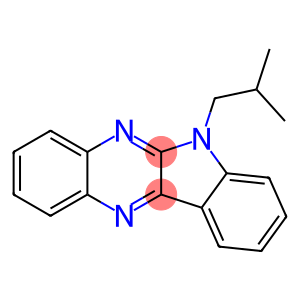 6H-Indolo[2,3-b]quinoxaline, 6-(2-methylpropyl)-