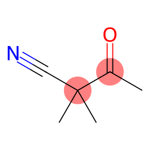 2,2-二甲基-3-氧亚基丁腈