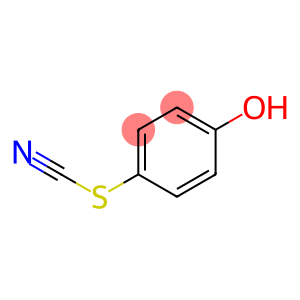 Thiocyanic acid 4-hydroxyphenyl ester