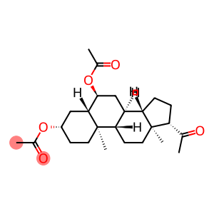 3β,6α-Bis(acetyloxy)-5α-pregnan-20-one