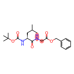 Glycine, N-[(1,1-dimethylethoxy)carbonyl]-L-leucyl-, phenylmethyl ester