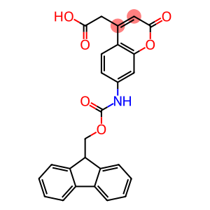 (7-((((9H-芴-9-基)甲氧基)羰基)氨基)-2-氧代-2H-色烯-4-基)乙酸