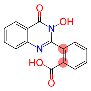Benzoic acid, 2-(3,4-dihydro-3-hydroxy-4-oxo-2-quinazolinyl)-