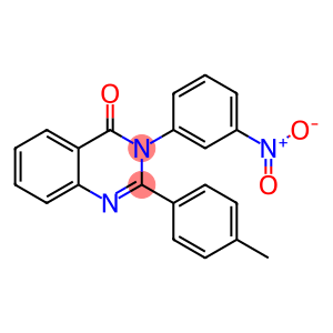 3-{3-nitrophenyl}-2-(4-methylphenyl)-4(3H)-quinazolinone