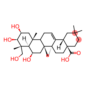 (4R)-2β,3β,6β,23-Tetrahydroxyolean-12-en-28-oic acid
