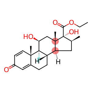 Androsta-1,4-diene-17-carboxylic acid, 9-fluoro-11,17-dihydroxy-16-methyl-3-oxo-, ethyl ester, (11β,16β,17α)- (9CI)