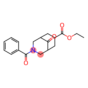 3-Azabicyclo[3.3.1]nonane-7-carboxylic acid, 3-benzoyl-9-oxo-, ethyl ester