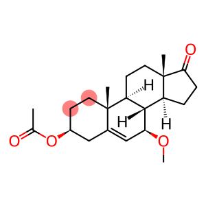 Androst-5-en-17-one, 3-(acetyloxy)-7-methoxy-, (3beta,7beta)- (9CI)