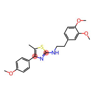 N-[2-(3,4-dimethoxyphenyl)ethyl]-N-[4-(4-methoxyphenyl)-5-methyl-1,3-thiazol-2-yl]amine