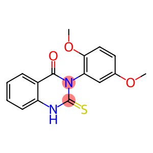4(1H)-Quinazolinone, 3-(2,5-dimethoxyphenyl)-2,3-dihydro-2-thioxo-