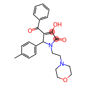 4-benzoyl-3-hydroxy-1-(2-morpholinoethyl)-5-(p-tolyl)-1,5-dihydro-2H-pyrrol-2-one