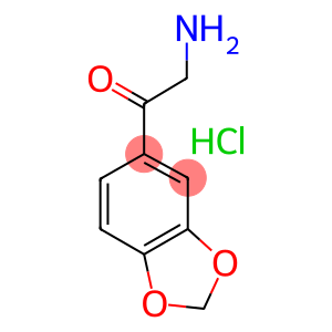 2-BENZO[1,3]DIOXOL-5-YL-2-OXO-ETHYL-AMMONIUM, CHLORIDE